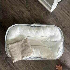 Snuggleme organic infant lounger with extra case